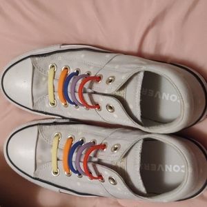 Converse polkadot sneakers
